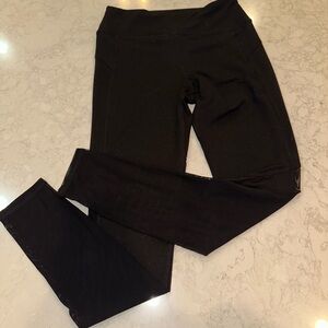 Abercrombie black size XS Leggings with mesh detail